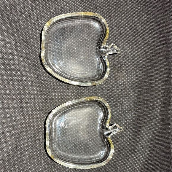 Elegant Glass Apple-Shaped Dishes - Picture 2 of 8